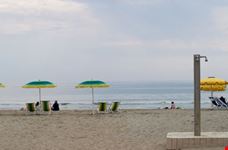 viareggio sandy beach of viareggio tuscany