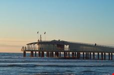 viareggio modern pier in the tirrenean coast near viareggio