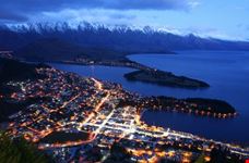queenstown cityscape at night