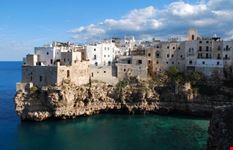 bari cliff village at polignano a mare