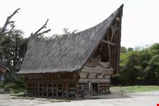 sumatra traditional batak style house