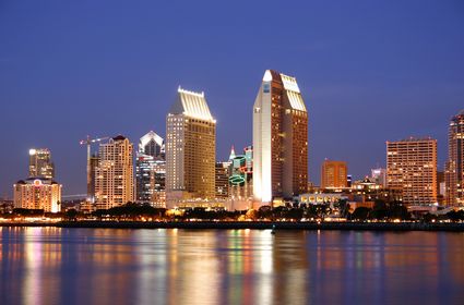 Cityscape at night