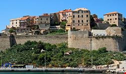 calvi town in corsica