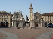 turin square san carlo royal square in turin