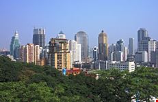 nanjing cityscape view of nanjing