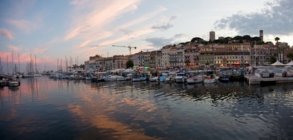 The city after sunset