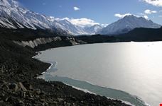 Frozen lake