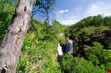 Scenic waterfalls