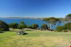 Park with ocean view