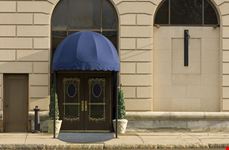 An Elegant Door with Awning