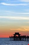 naples sunset on the pier