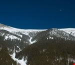 Rocky Mountains with deep blue sky Rocky Mountains with deep blue sky