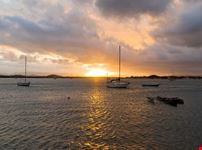 Sunset in the bay