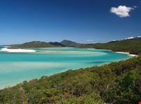 Coast with white sand and cristal clear blue water