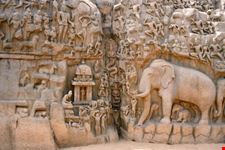 Descent of the Ganges Relief Sculpture