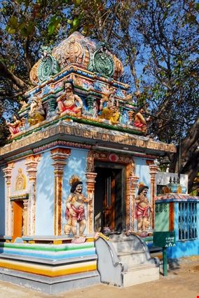 Colorful Indian Hindu Temple Colorful Indian Hindu Temple