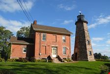 Historic stone lighthouse
