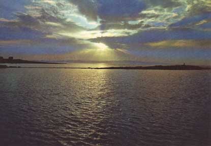 Tramonto sul mare
