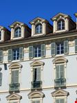 Particolare di un palazzo in Piazza Castello
