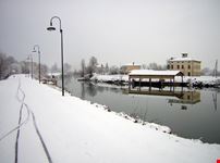 La cavana innevata