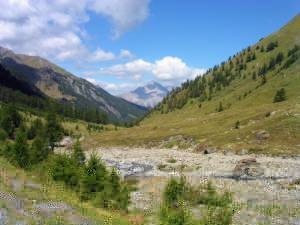 La valle in estate