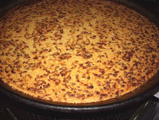 la farinata appena sfornata