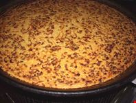 la farinata appena sfornata