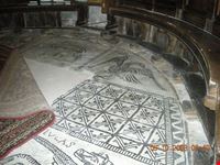 un particolare dell'antico mosaico
