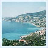il mare vicino a Sanremo