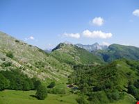 Panorama estivo vette appennino pistoiese