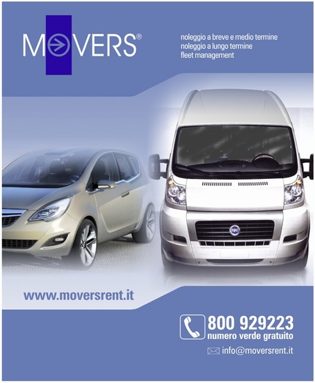 Movers Rent, noleggio auto e furgoni a breve, medi
