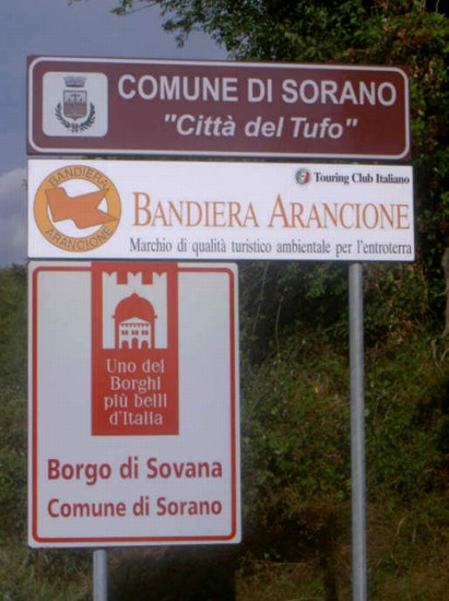 Sorano - Bandiera Arancione