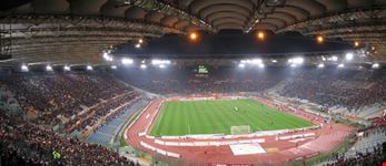 Lo Stadio Olimpico di Roma durante un evento sportivo