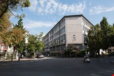 Treviso Viale Cesare Battisti con incrocio di via Gabriele D'Annunzio