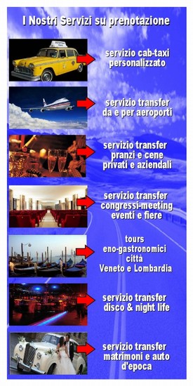 i nostri servizi su prenotazione
