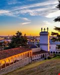 tramonto dal castello di Udine