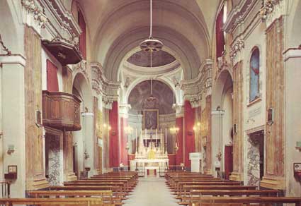 Interno della Chiesa Parrocchiale
