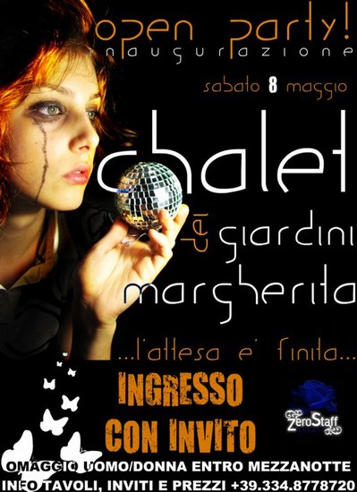 Chalet dei Giardini Margherita - Inaugurazione Sabato 8 Maggio