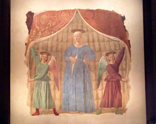  Affresco di Piero della Francesca a Monterchi Chiara Dall'Ara Chiara Dall'Ara