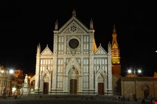 La facciata di Santa Croce