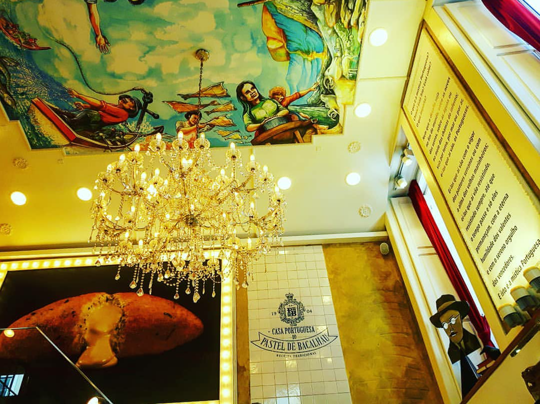 Casa portuguesa de pastel do bacalhau 