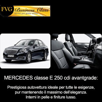 Mercedes Classe E 250 con autista