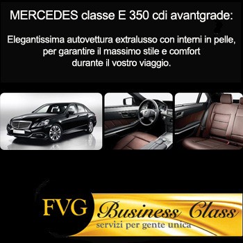Mercedes Classe E 350 con autista