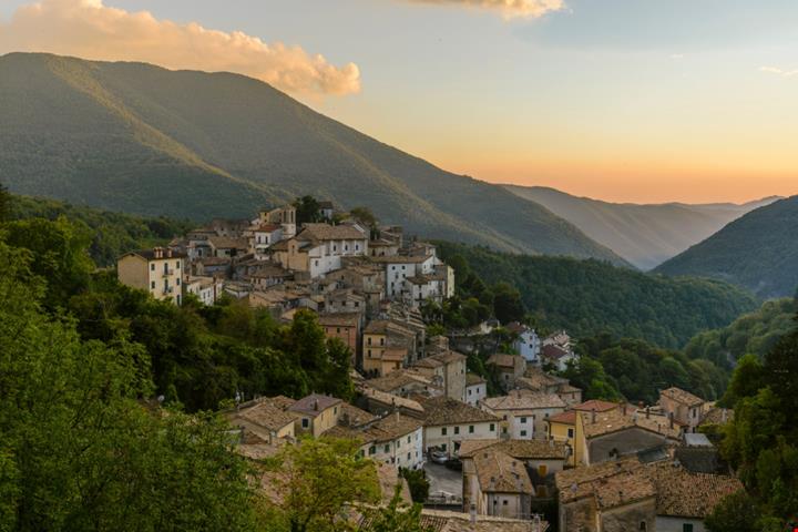 Filettino vista dall'alto