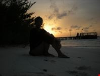 in attesa del tramonto