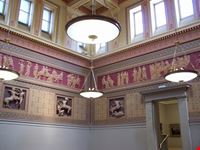 All'interno del Museo di Manchester