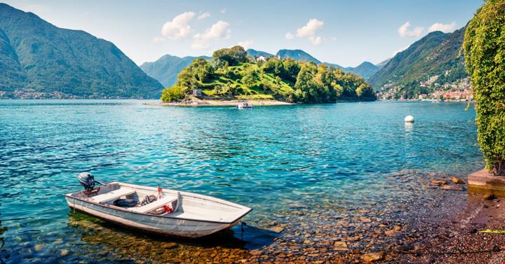 lago di como spiaggia