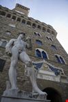 Scorcio con la copia del David di Michelangelo