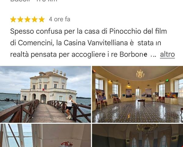 Sul lago, una favolosa casa settecentesca dei Borbone: è la casa di Pinocchio del film di Comencini?