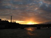 Tramonto sulla Senna